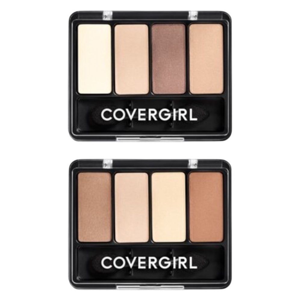 Covergirl Eyeshadow 4-Kit Eye Enhancers 2 Pack Country Woods Natural Nudes E1